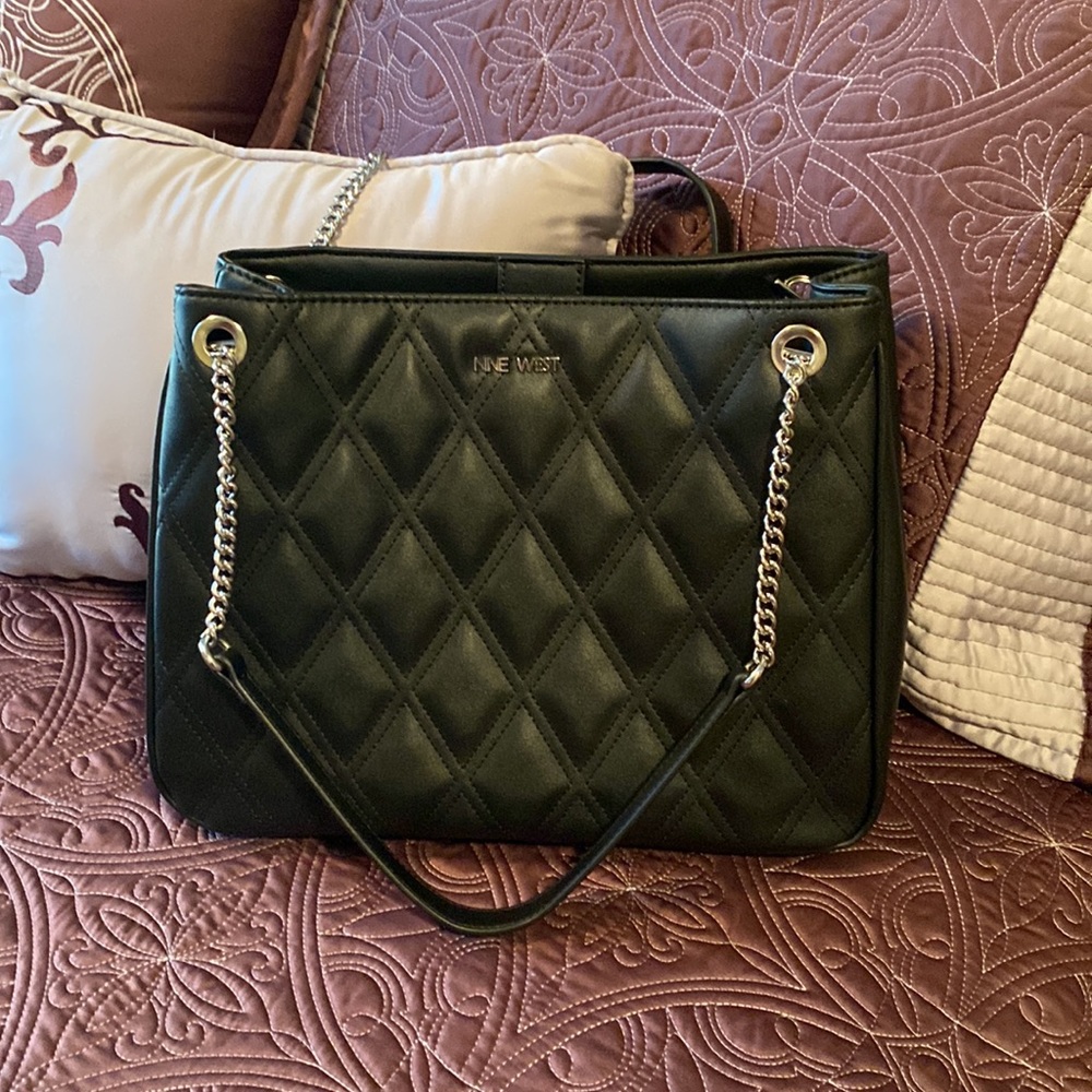 Nine West Tinsel Shoulder Satchel Shoulder Bag